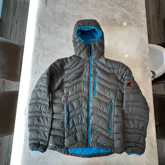 Mammut Other - Mammut Biren 5 Down Jacket Mens Large Grey Light Blue Accent
